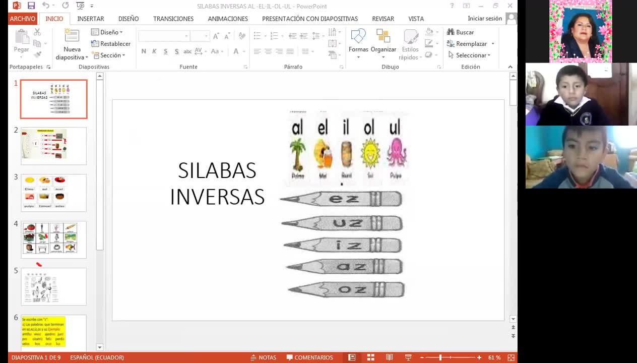 Silabas Inversas