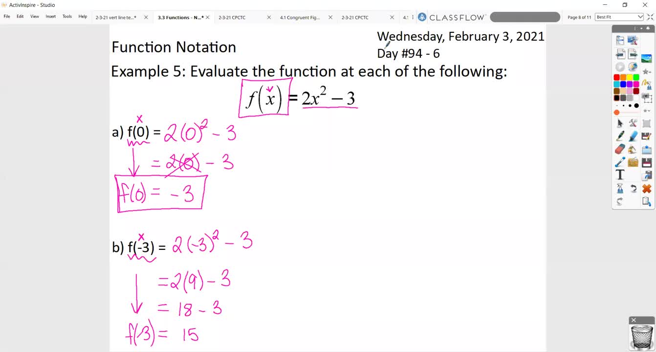 Section 3.3 Functions - Part 3