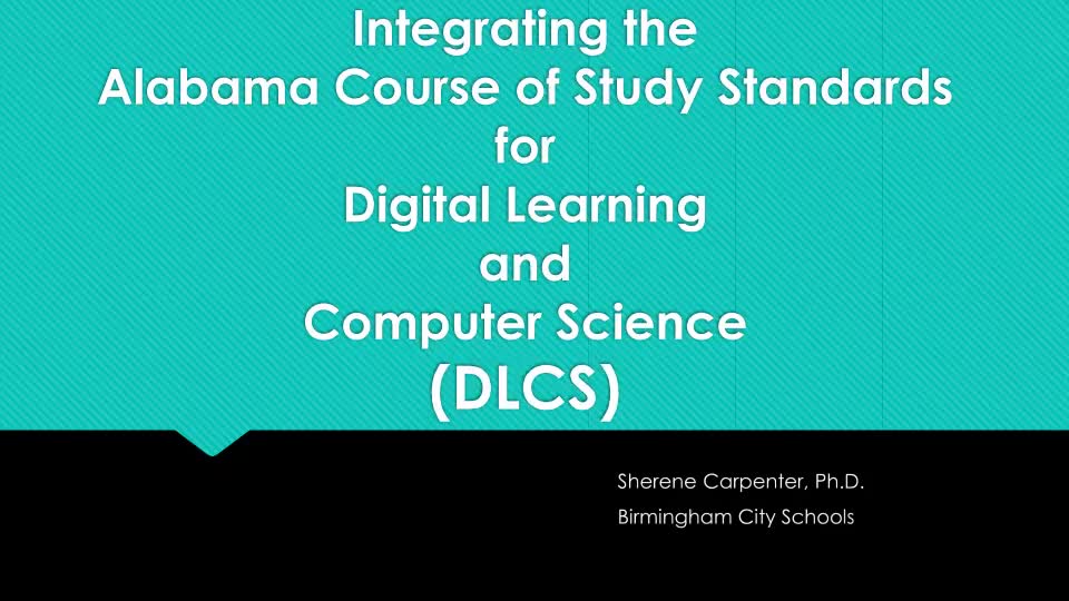 Integrating the ACSS for Digital Learning and Computer Science