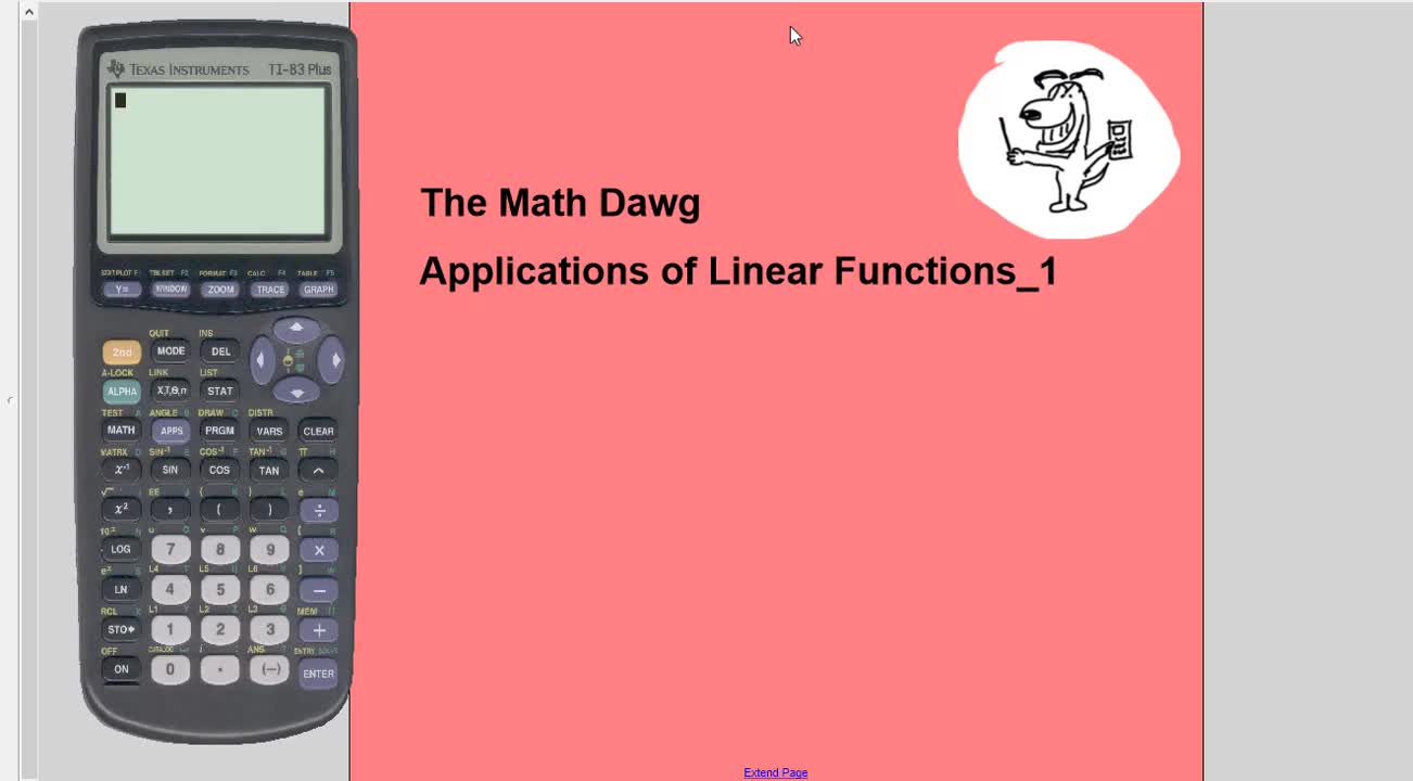 Applications of Linear Functions_1