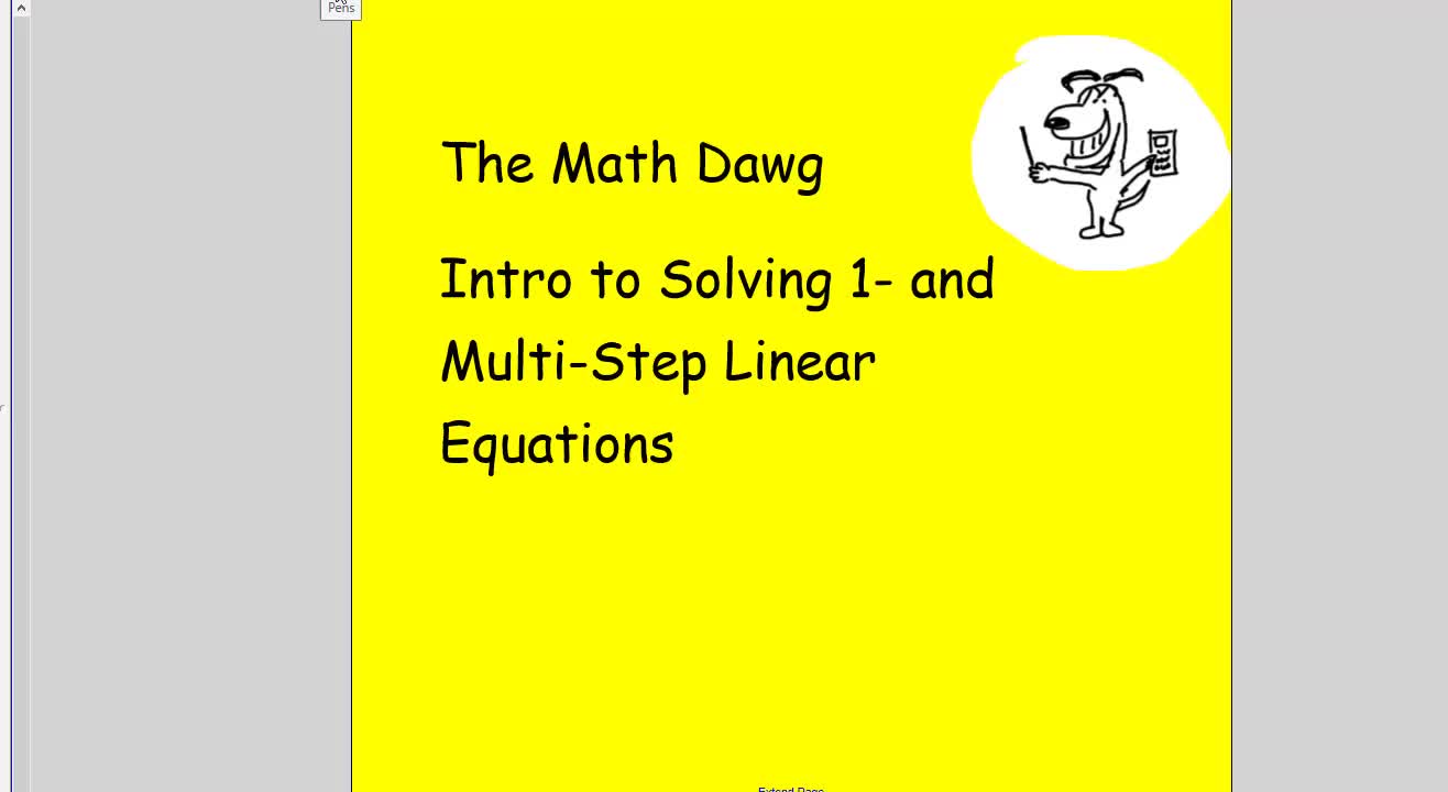 Intro to Solving 1 Step and Multi-Step Linear Equations