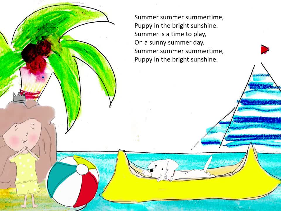 SUMMER SUMMER SUMMERTIME Song Book Video