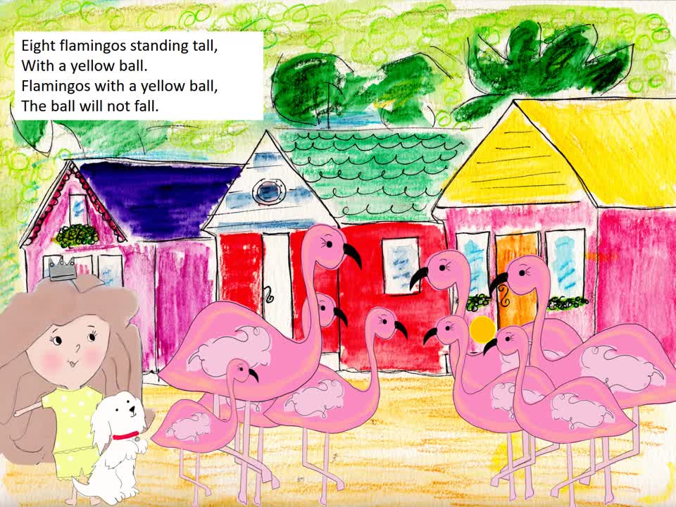 FLAMINGOS STANDING TALL Song Book Video